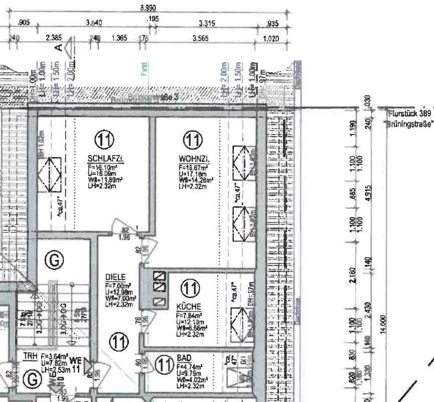 Pronájem bytu 2+1 44 m², Waldthausenstraße 41, Essen, Severní Porýní-Vestfálsko Pronájem bytu 2+1 44 m², Waldthausenstraße 41, Essen, Severní Porýní-Vestfálsko