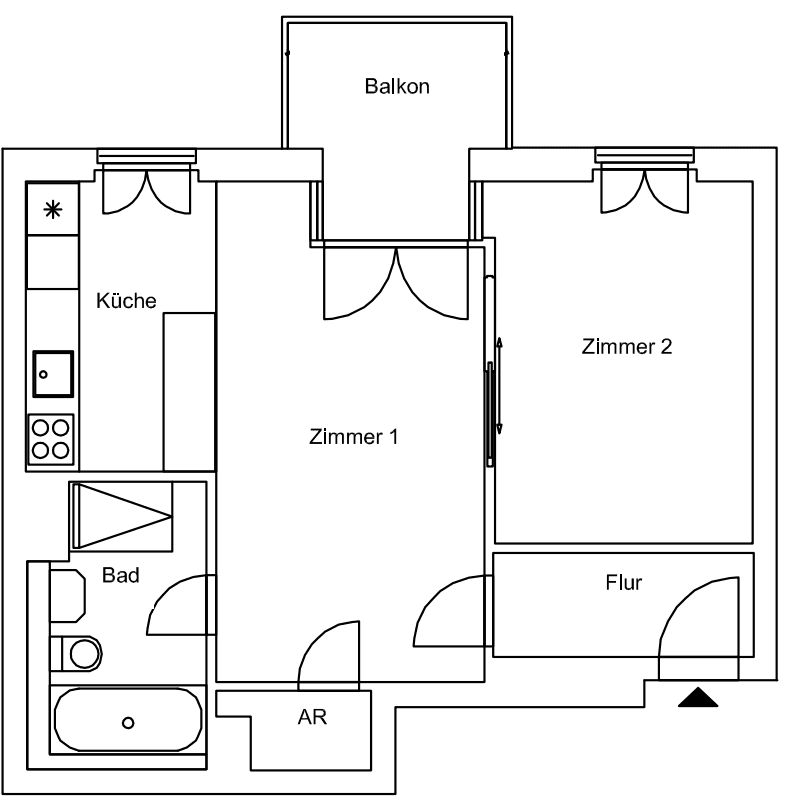 Pronájem bytu 2+1 54 m², Wilhelm-Caspar-Wegely-Platz 4, Berlin, Berlín Pronájem bytu 2+1 54 m², Wilhelm-Caspar-Wegely-Platz 4, Berlin, Berlín