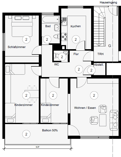 Prodej bytu 4+1 102 m², Esslingen am Neckar, Bádensko-Württembersko Prodej bytu 4+1 102 m², Esslingen am Neckar, Bádensko-Württembersko