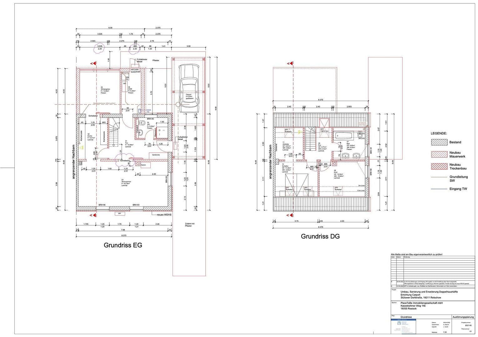 Prodej domu 115 m², pozemek 375 m², Stülower Dorfstraße 9b, Retschow, Mecklenburg-Vorpommern Prodej domu 115 m², pozemek 375 m², Stülower Dorfstraße 9b, Retschow, Mecklenburg-Vorpommern