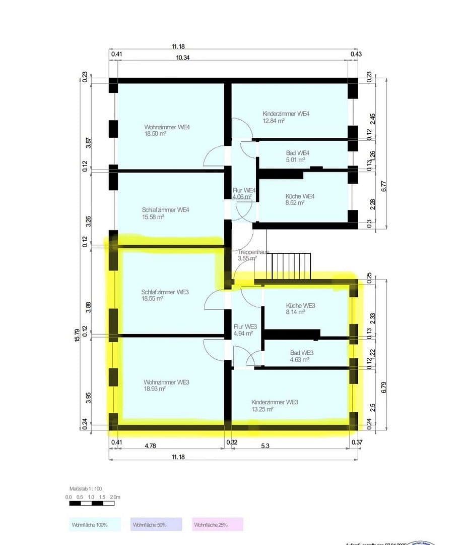 Pronájem bytu 3+1 65 m², Freiburger Str. 23, Oranienburg, Braniborsko Pronájem bytu 3+1 65 m², Freiburger Str. 23, Oranienburg, Braniborsko