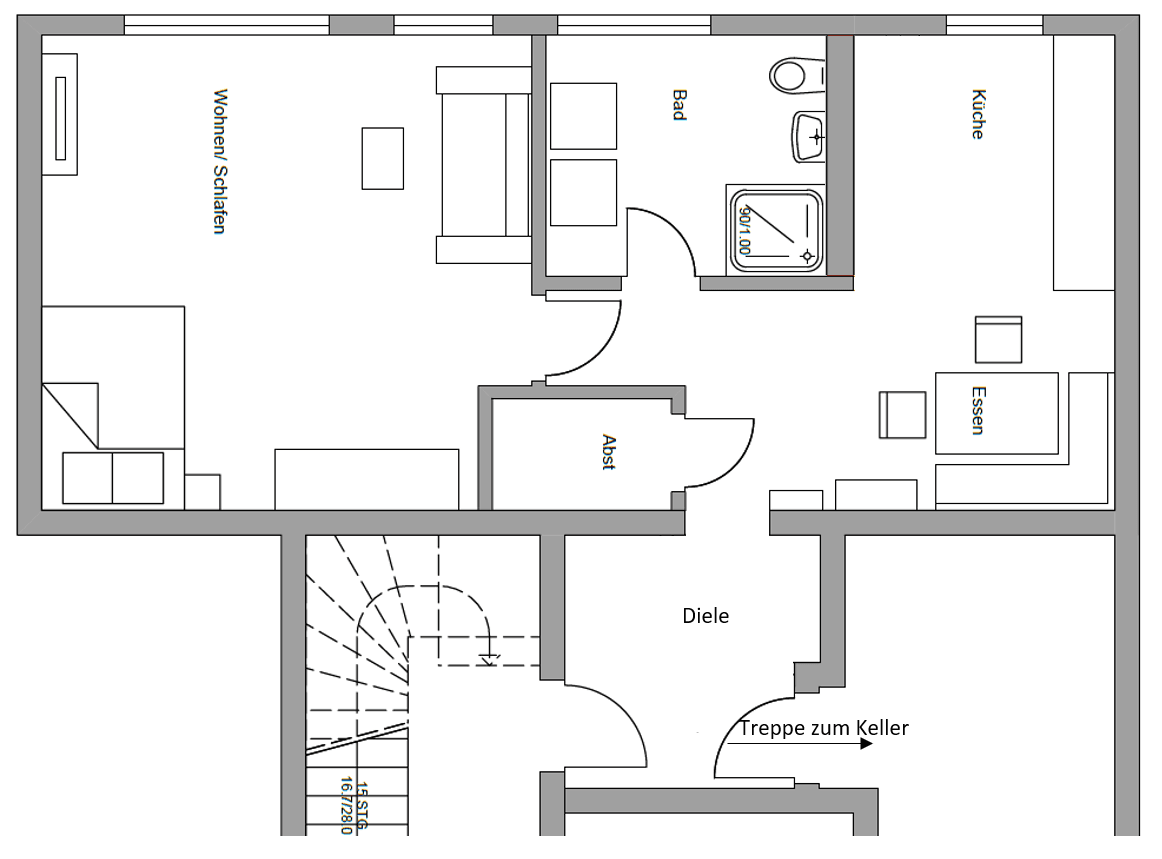 Pronájem bytu 1+kk 61 m², Oberdorfstraße 32, Baiersbronn, Bádensko-Württembersko Pronájem bytu 1+kk 61 m², Oberdorfstraße 32, Baiersbronn, Bádensko-Württembersko