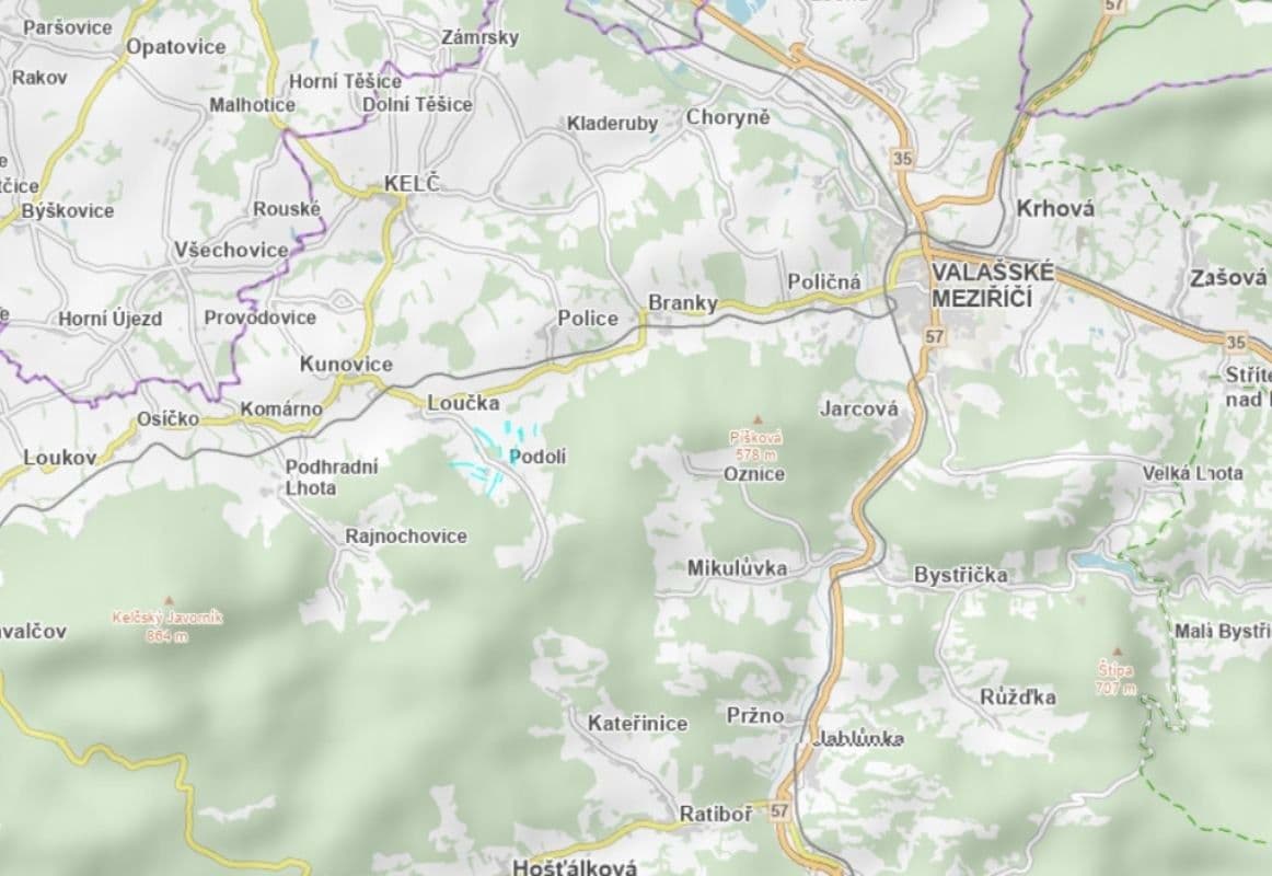 Prodej pozemku 2.586 m², Podolí, Zlínský kraj Prodej pozemku 2.586 m², Podolí, Zlínský kraj