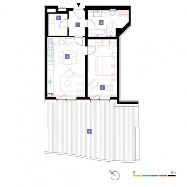 Pronájem bytu 2+kk 60 m², Mukařovského, Praha, Praha Pronájem bytu 2+kk 60 m², Mukařovského, Praha, Praha