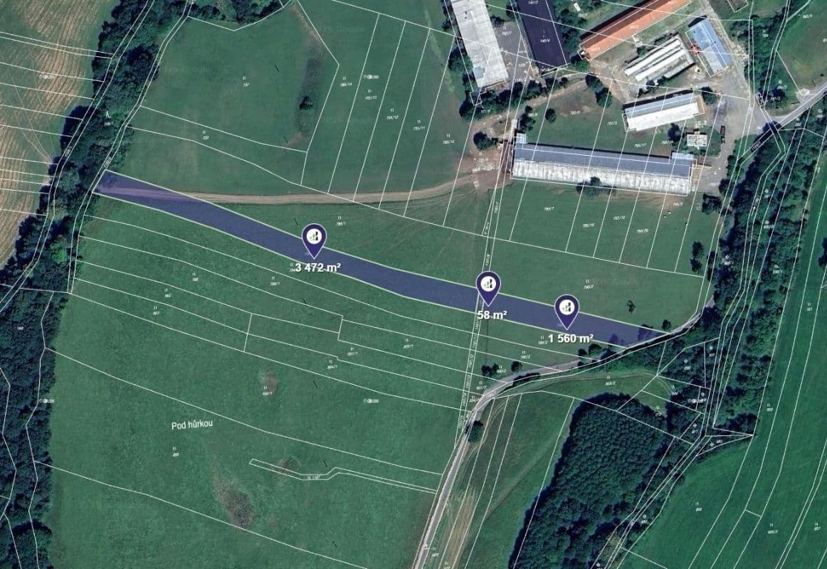 Prodej pozemku 3.181 m², Podolí, Zlínský kraj Prodej pozemku 3.181 m², Podolí, Zlínský kraj