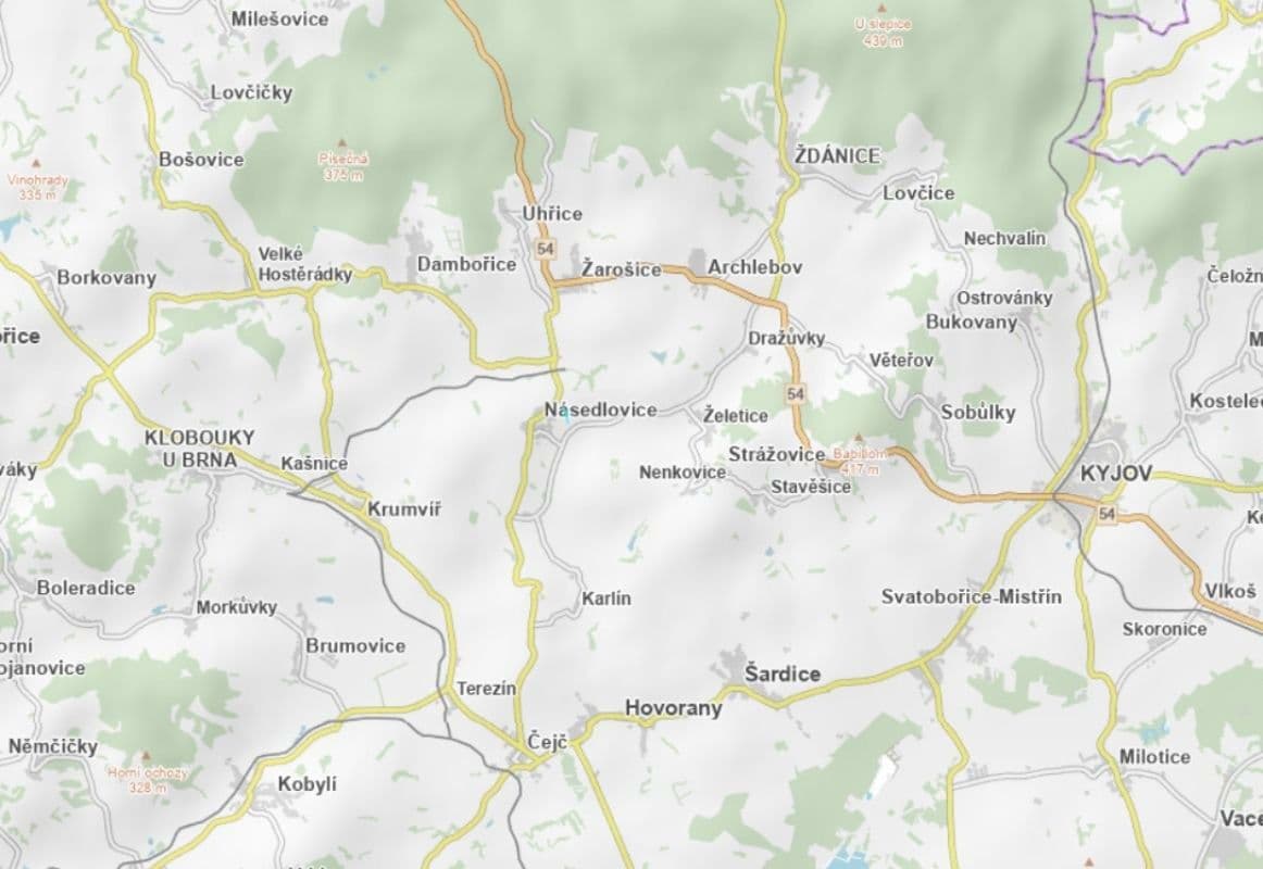 Prodej pozemku 2.022 m², Násedlovice, Jihomoravský kraj Prodej pozemku 2.022 m², Násedlovice, Jihomoravský kraj