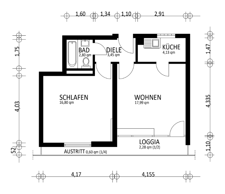 Prodej bytu 2+1 48 m², Viersener Straße 24, Mönchengladbach, Severní Porýní-Vestfálsko Prodej bytu 2+1 48 m², Viersener Straße 24, Mönchengladbach, Severní Porýní-Vestfálsko