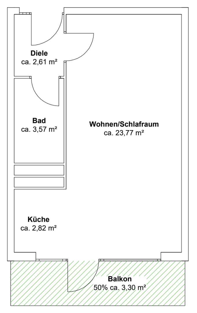 Prodej bytu 1+1 37 m², München, Bavorsko Prodej bytu 1+1 37 m², München, Bavorsko