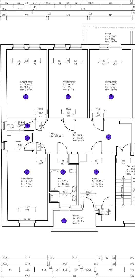 Pronájem bytu 4+1 128 m², Georg-Schumann-Straße 31, Leipzig, Sasko Pronájem bytu 4+1 128 m², Georg-Schumann-Straße 31, Leipzig, Sasko