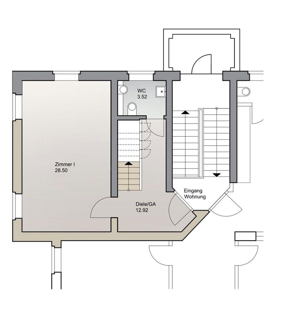 Pronájem bytu 4+1 152 m², Bielefeld, Severní Porýní-Vestfálsko Pronájem bytu 4+1 152 m², Bielefeld, Severní Porýní-Vestfálsko
