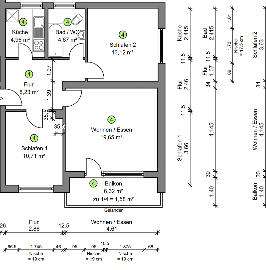 Pronájem bytu 2+kk 63 m², Gefrees, Bavorsko Pronájem bytu 2+kk 63 m², Gefrees, Bavorsko