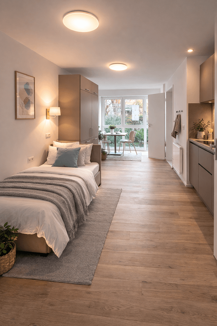 Pronájem bytu 1+1 25 m², Hoheneckstrasse 87, München, Bavorsko Pronájem bytu 1+1 25 m², Hoheneckstrasse 87, München, Bavorsko