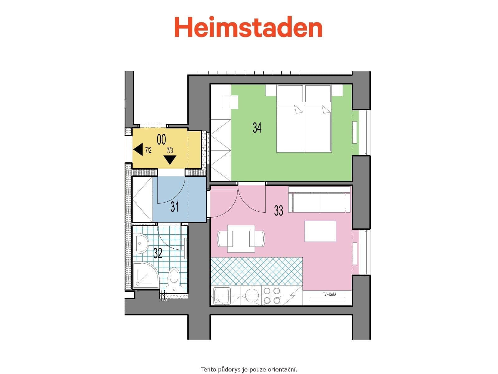 Pronájem bytu 1+1 28 m², Fučíkova, Karviná, Moravskoslezský kraj Pronájem bytu 1+1 28 m², Fučíkova, Karviná, Moravskoslezský kraj