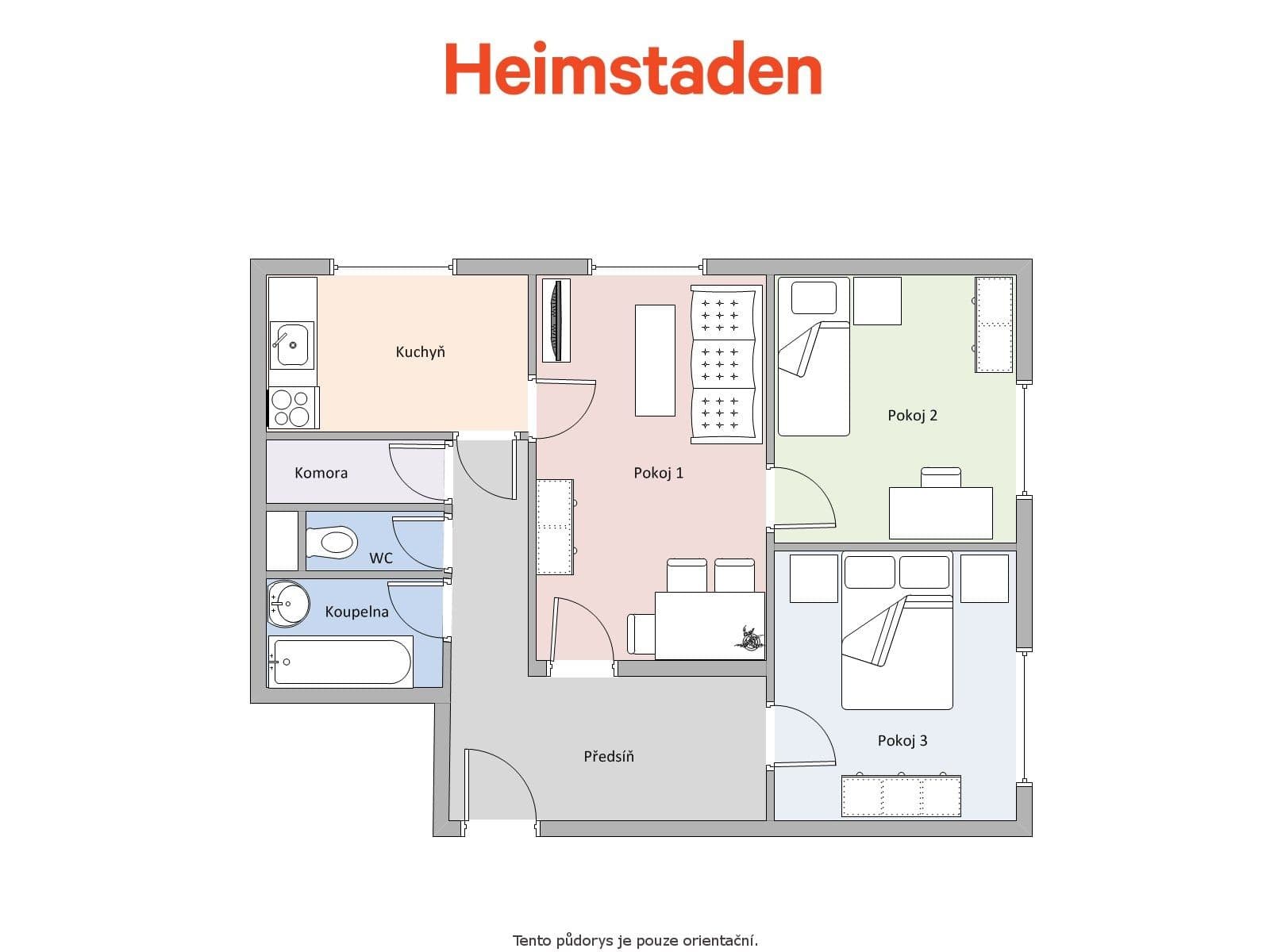 Pronájem bytu 3+1 59 m², Zelená, Horní Suchá, Moravskoslezský kraj Pronájem bytu 3+1 59 m², Zelená, Horní Suchá, Moravskoslezský kraj