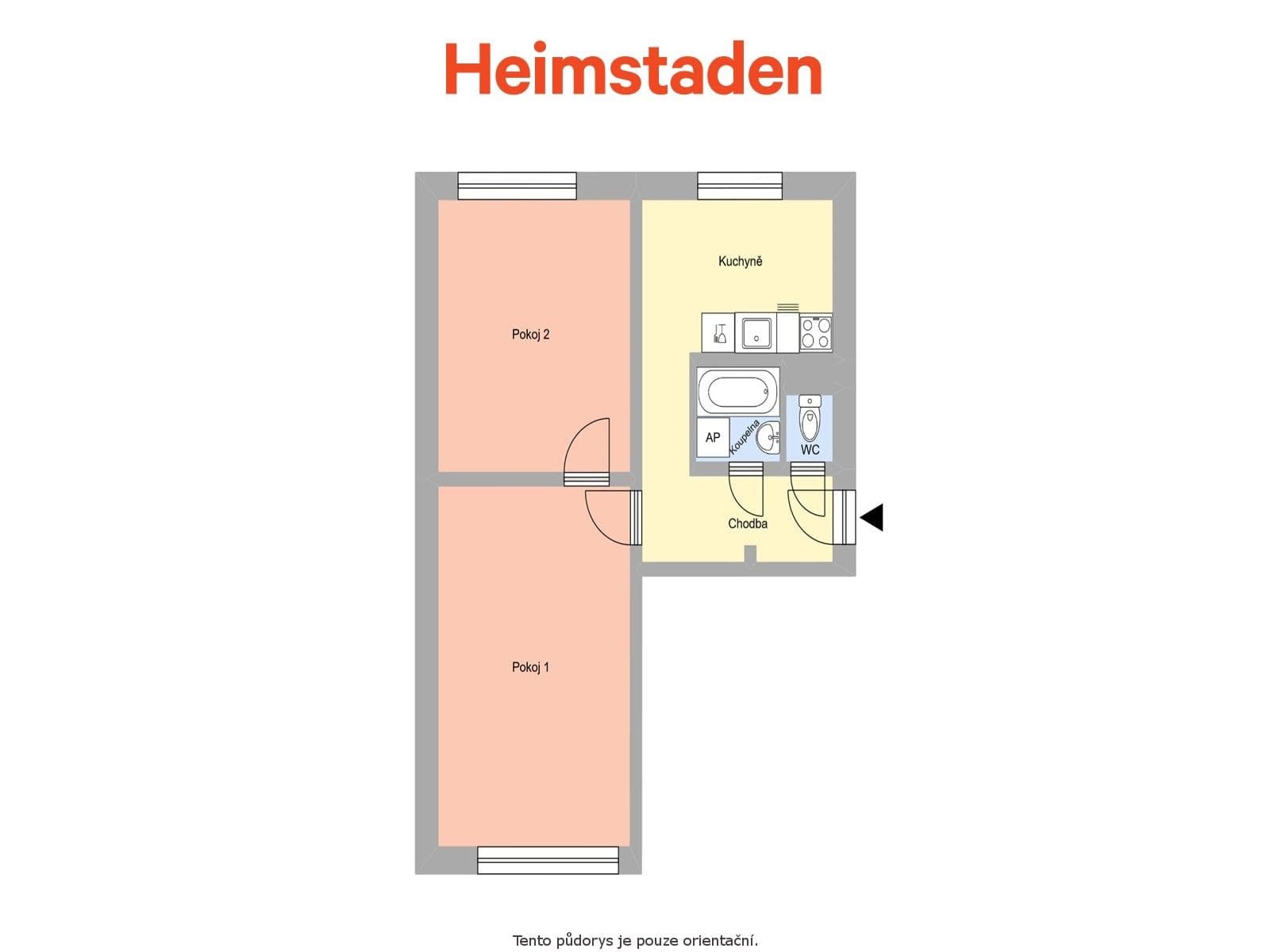 Pronájem bytu 2+1 49 m², Na Nábřeží, Havířov, Moravskoslezský kraj Pronájem bytu 2+1 49 m², Na Nábřeží, Havířov, Moravskoslezský kraj