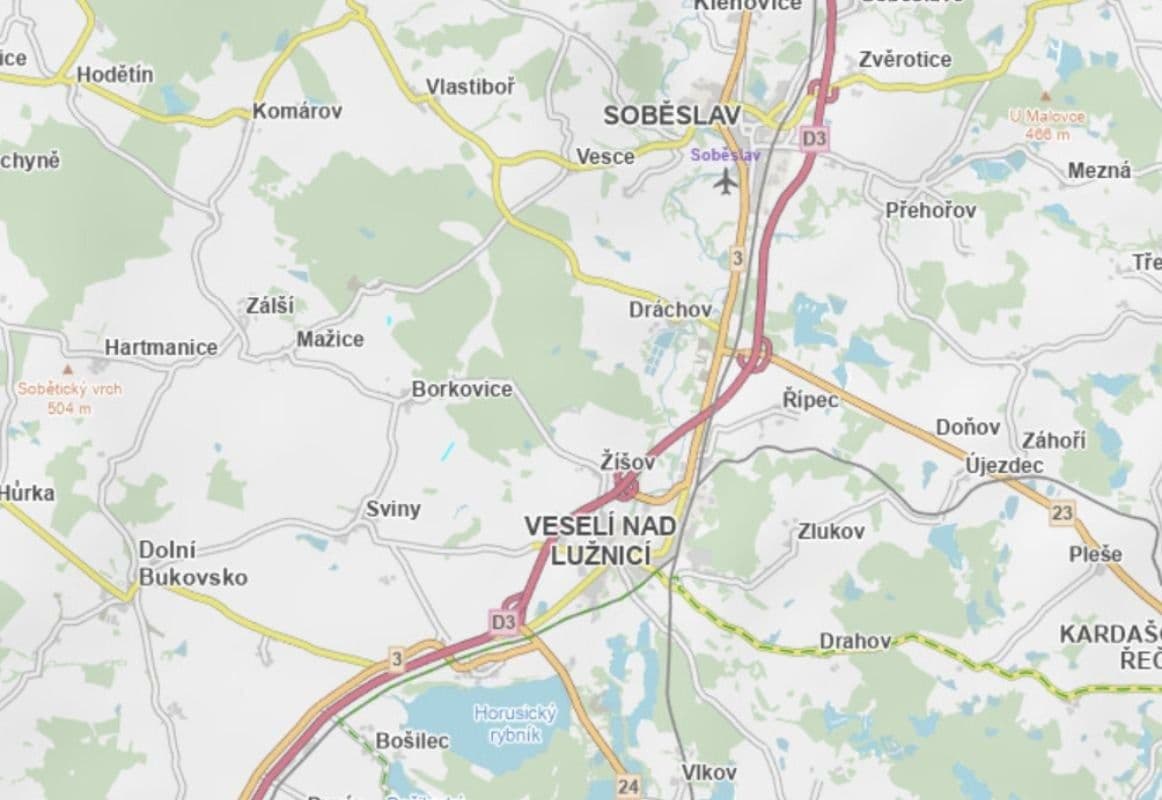 Prodej pozemku 11.988 m², Borkovice, Jihočeský kraj Prodej pozemku 11.988 m², Borkovice, Jihočeský kraj