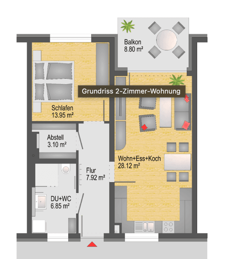 Prodej bytu 2+1 60 m², Ulm, Bádensko-Württembersko Prodej bytu 2+1 60 m², Ulm, Bádensko-Württembersko