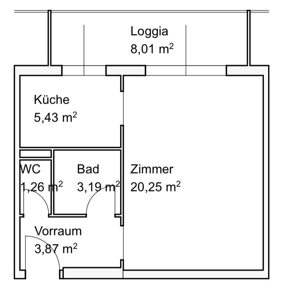Pronájem bytu 1+kk 42 m², Waldgasse 8, Wien, Wien Pronájem bytu 1+kk 42 m², Waldgasse 8, Wien, Wien