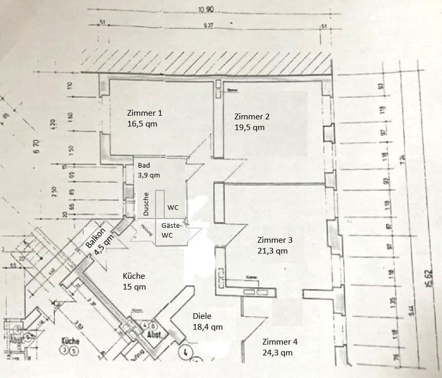Prodej bytu 4+1 119 m², Bankstrasse 42, Düsseldorf, Severní Porýní-Vestfálsko Prodej bytu 4+1 119 m², Bankstrasse 42, Düsseldorf, Severní Porýní-Vestfálsko