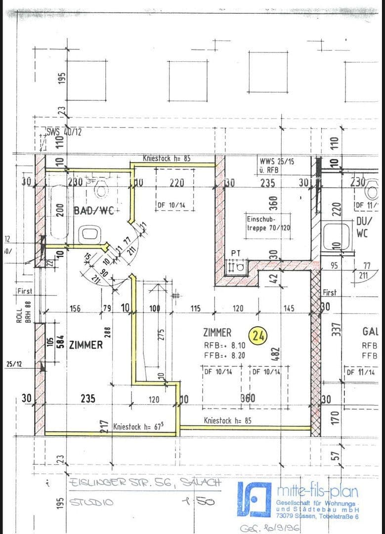Prodej bytu 3+kk 94 m², Salach, Bádensko-Württembersko Prodej bytu 3+kk 94 m², Salach, Bádensko-Württembersko