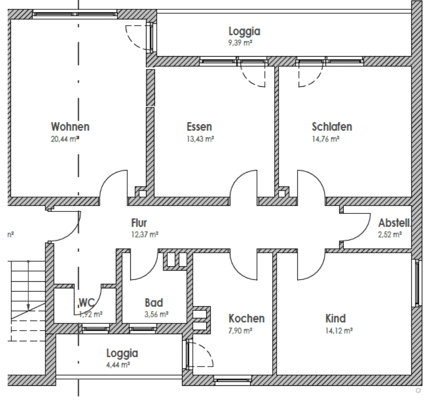 Pronájem bytu 4+1 93 m², Ringstraße 5, Walldürn, Bádensko-Württembersko Pronájem bytu 4+1 93 m², Ringstraße 5, Walldürn, Bádensko-Württembersko