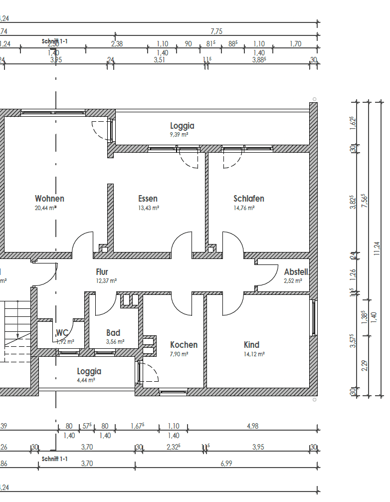 Pronájem bytu 4+1 93 m², Ringstraße, Walldürn, Bádensko-Württembersko Pronájem bytu 4+1 93 m², Ringstraße, Walldürn, Bádensko-Württembersko