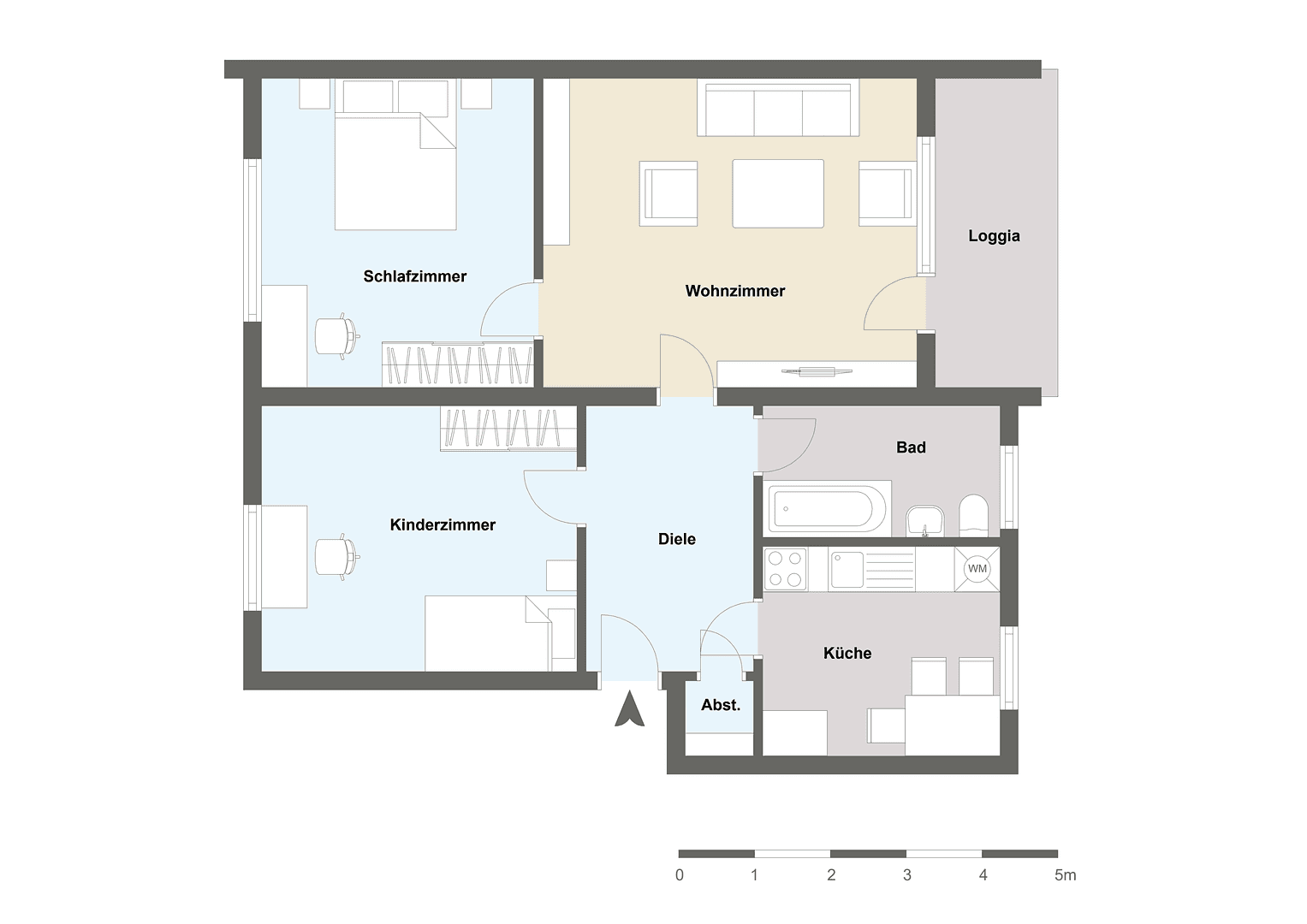 Pronájem bytu 3+1 73 m², Minden, Severní Porýní-Vestfálsko Pronájem bytu 3+1 73 m², Minden, Severní Porýní-Vestfálsko