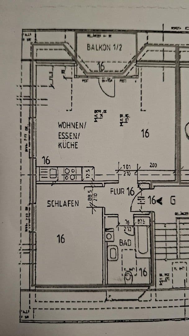 Prodej bytu 2+1 55 m², Niederstetten, Bádensko-Württembersko Prodej bytu 2+1 55 m², Niederstetten, Bádensko-Württembersko