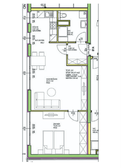 Pronájem kanceláře 56 m², Brandmayergasse 23/Top 1, Wien, Wien Pronájem kanceláře 56 m², Brandmayergasse 23/Top 1, Wien, Wien