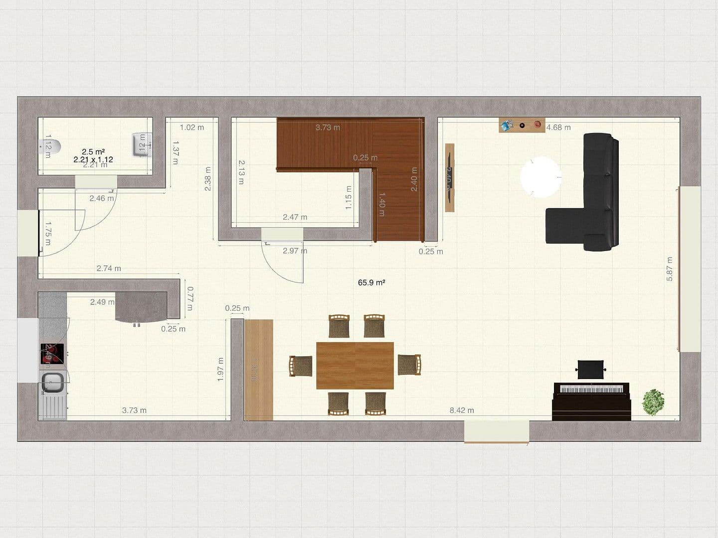 Pronájem domu 135 m², pozemek 400 m², Petzkofen 38B, Aufhausen, Bavorsko Pronájem domu 135 m², pozemek 400 m², Petzkofen 38B, Aufhausen, Bavorsko