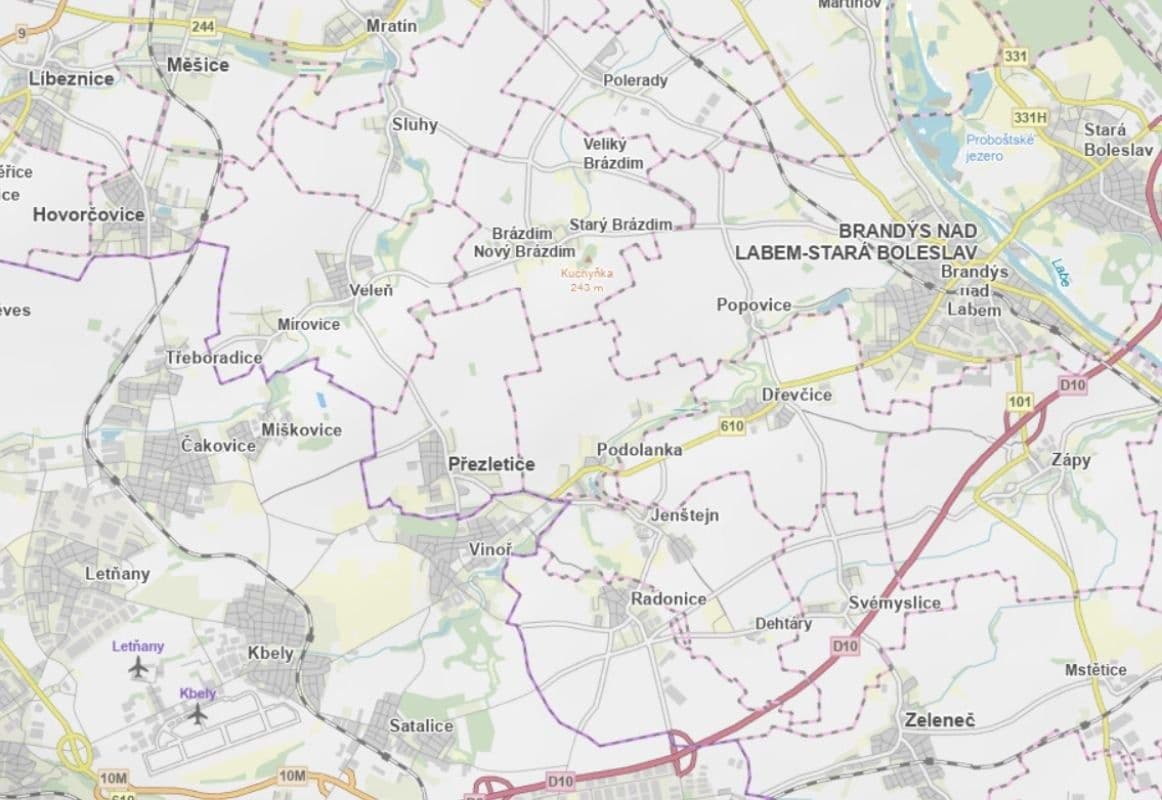 Prodej pozemku 9.593 m², Praha, Praha Prodej pozemku 9.593 m², Praha, Praha