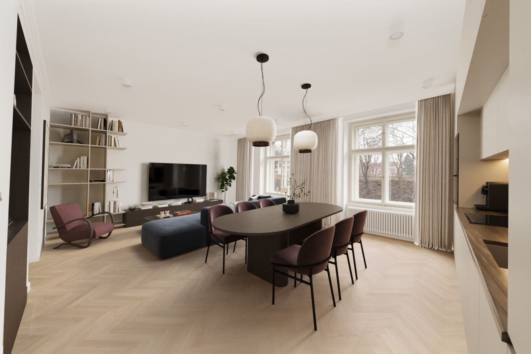 Prodej bytu 3+kk 97 m², Rejskova, Praha, Praha Prodej bytu 3+kk 97 m², Rejskova, Praha, Praha