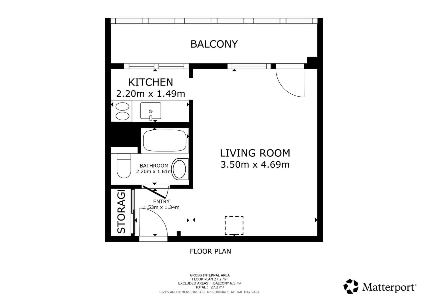 Pronájem bytu 1+kk 33 m², Kaplická, Praha, Praha Pronájem bytu 1+kk 33 m², Kaplická, Praha, Praha