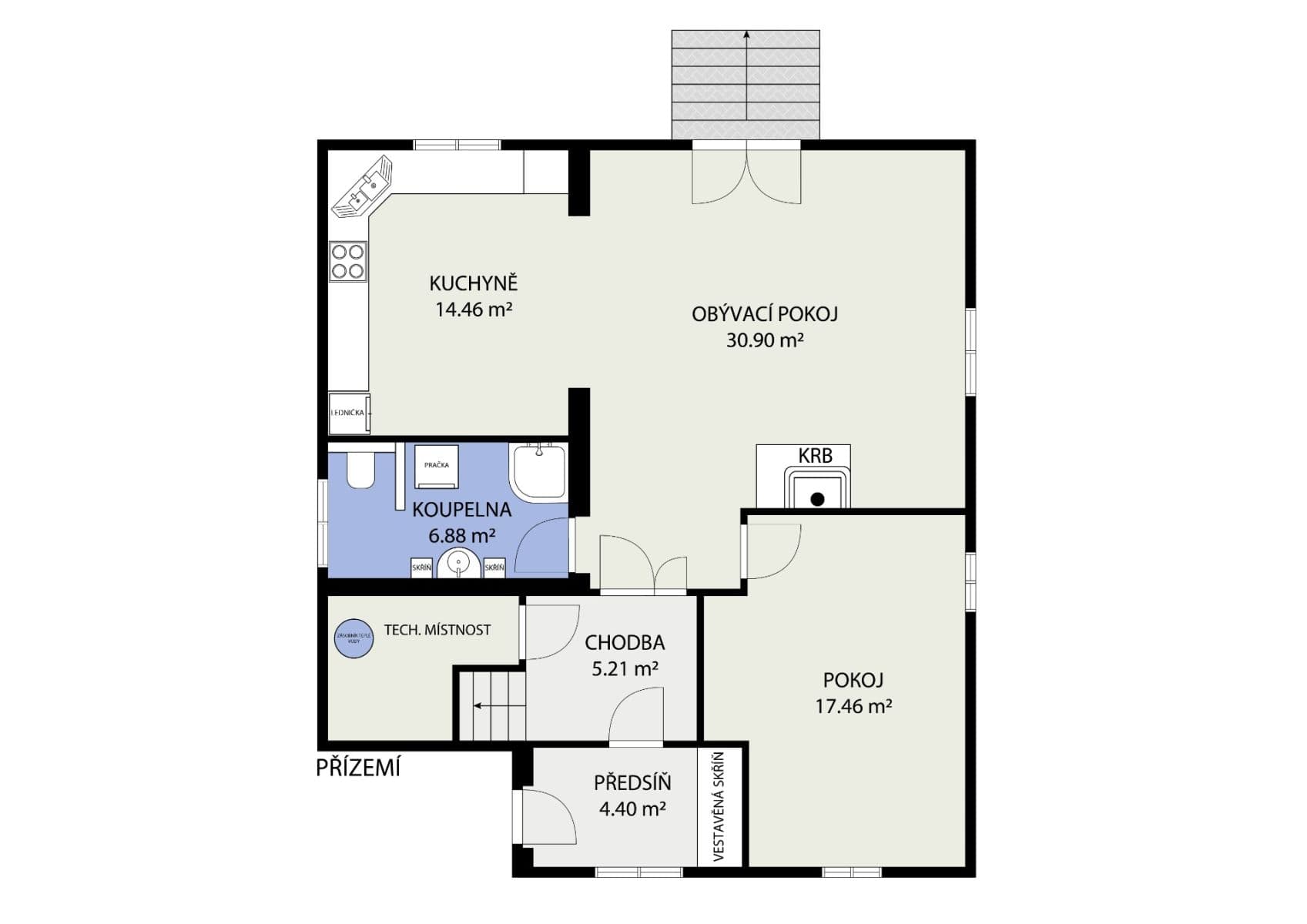 Prodej domu 225 m², pozemek 912 m², Na Libovínek, Bašť, Středočeský kraj Prodej domu 225 m², pozemek 912 m², Na Libovínek, Bašť, Středočeský kraj