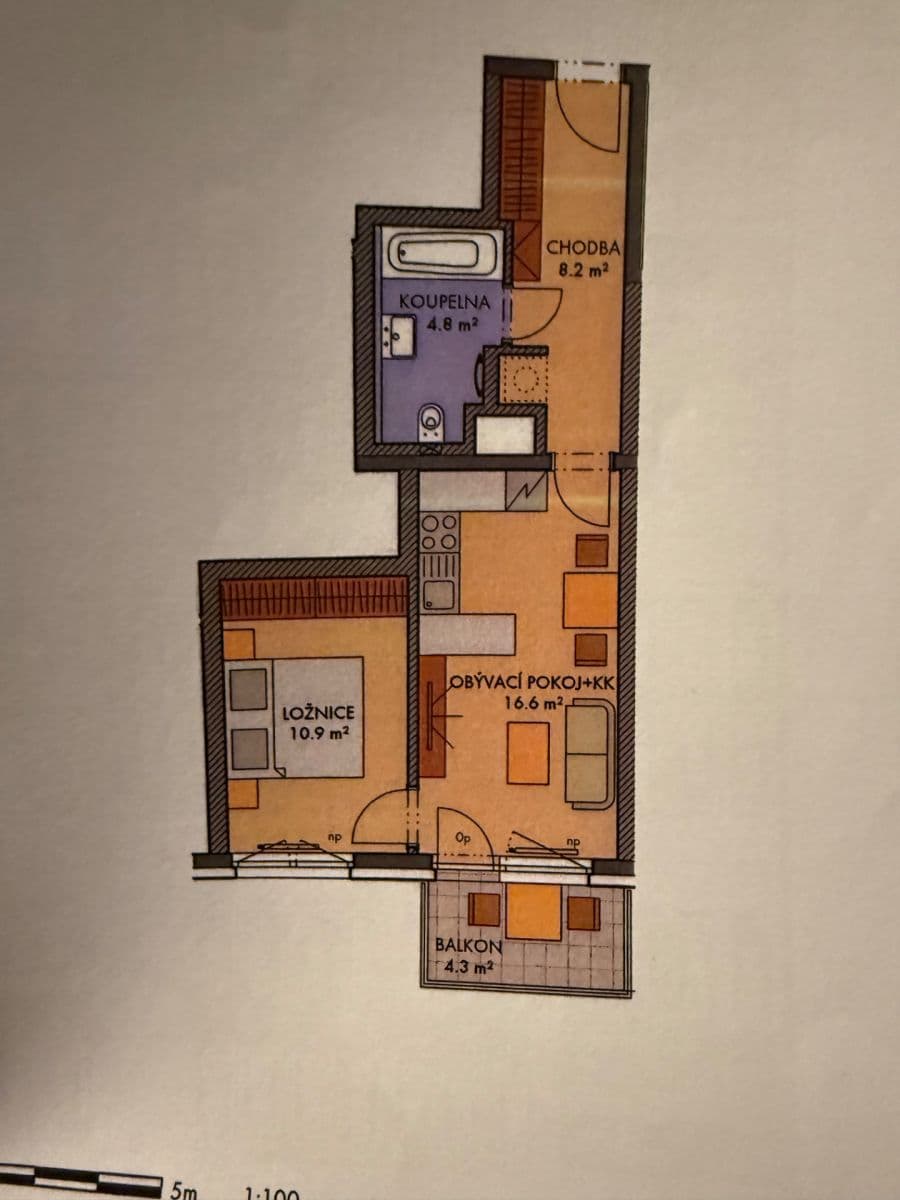 Prodej bytu 2+kk 47 m², Honzíkova, Praha, Praha Prodej bytu 2+kk 47 m², Honzíkova, Praha, Praha