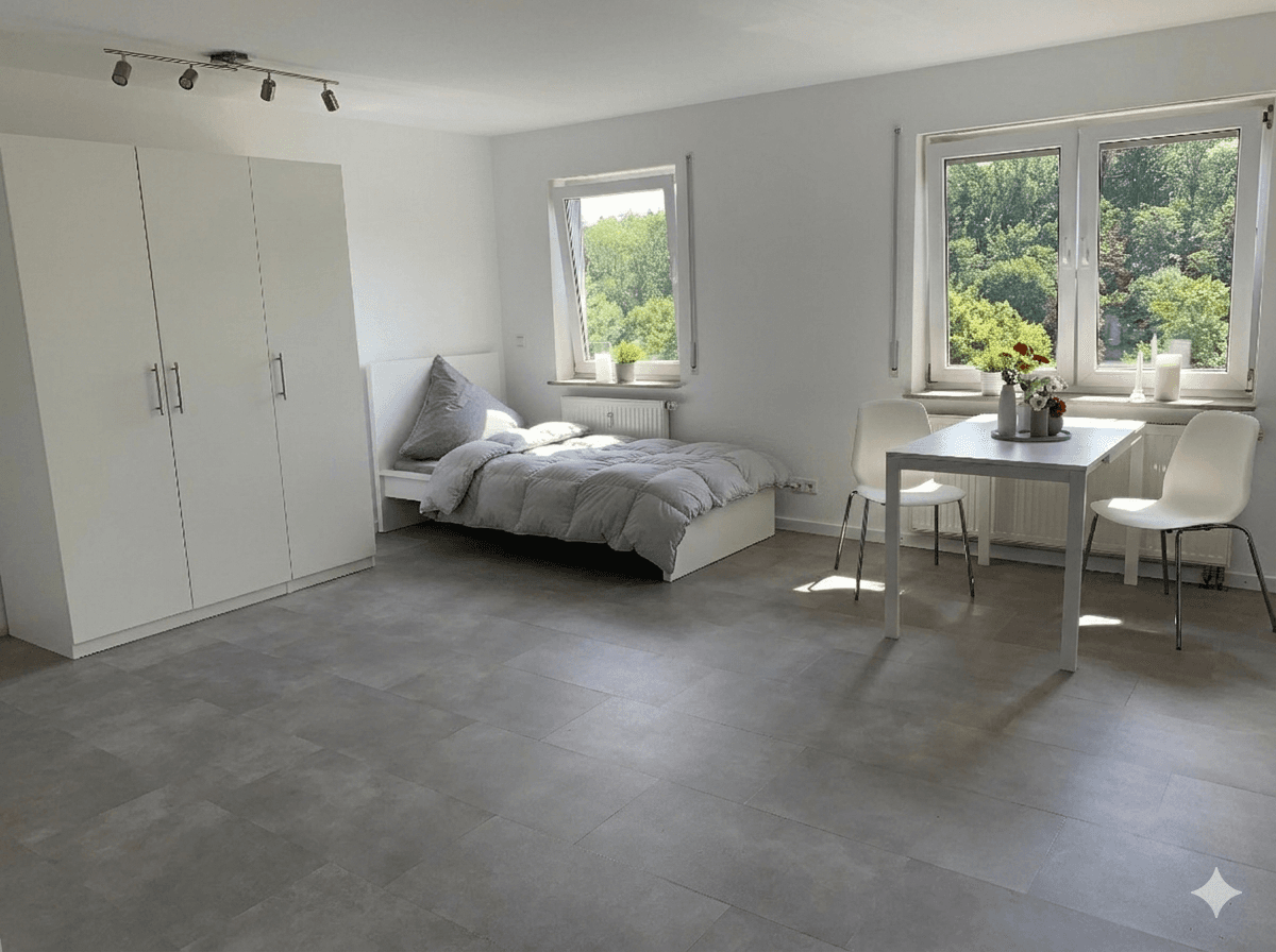 Pronájem bytu 1+1 31 m², Stuttgart-Möhringen, Bádensko-Württembersko Pronájem bytu 1+1 31 m², Stuttgart-Möhringen, Bádensko-Württembersko