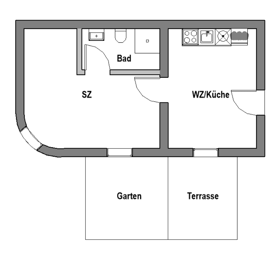 Pronájem bytu 2+1 42 m², Badweg 3, Bad Schwalbach, Hessen Pronájem bytu 2+1 42 m², Badweg 3, Bad Schwalbach, Hessen