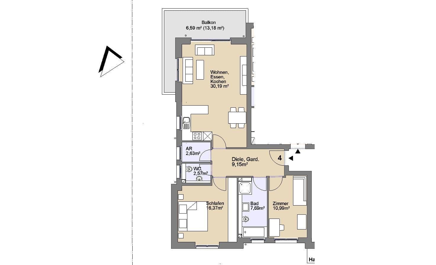 Prodej bytu 3+1 90 m², Grevenbroich, Severní Porýní-Vestfálsko Prodej bytu 3+1 90 m², Grevenbroich, Severní Porýní-Vestfálsko