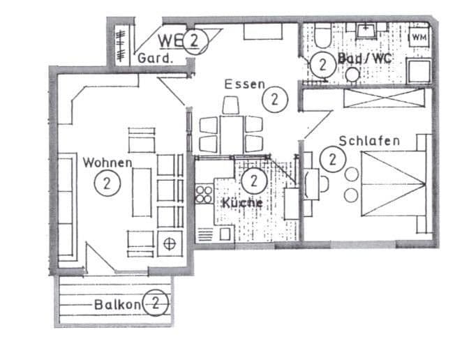 Prodej bytu 2+kk 75 m², Sulz am Neckar, Bádensko-Württembersko Prodej bytu 2+kk 75 m², Sulz am Neckar, Bádensko-Württembersko
