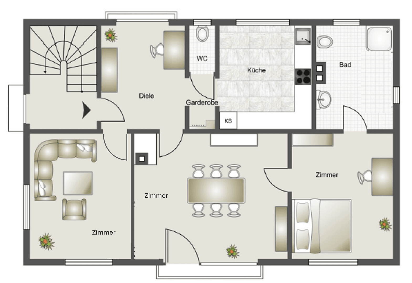 Pronájem bytu 3+1 78 m², Akazienweg 6, Schwäbisch Gmünd, Bádensko-Württembersko Pronájem bytu 3+1 78 m², Akazienweg 6, Schwäbisch Gmünd, Bádensko-Württembersko