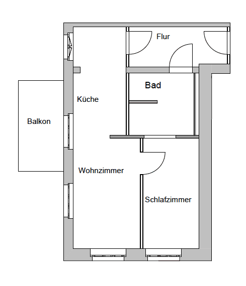 Pronájem bytu 2+1 57 m², Schlaurother Str. 10, Zhořelec, Sasko Pronájem bytu 2+1 57 m², Schlaurother Str. 10, Zhořelec, Sasko
