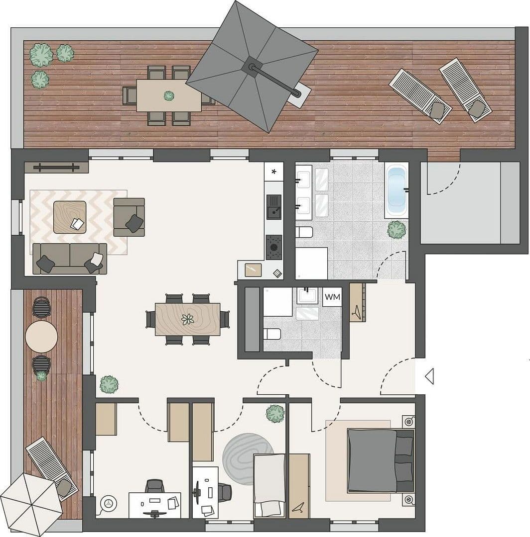 Prodej bytu 4+1 132 m², Obermühlenweg 1-11, Murrhardt, Bádensko-Württembersko Prodej bytu 4+1 132 m², Obermühlenweg 1-11, Murrhardt, Bádensko-Württembersko