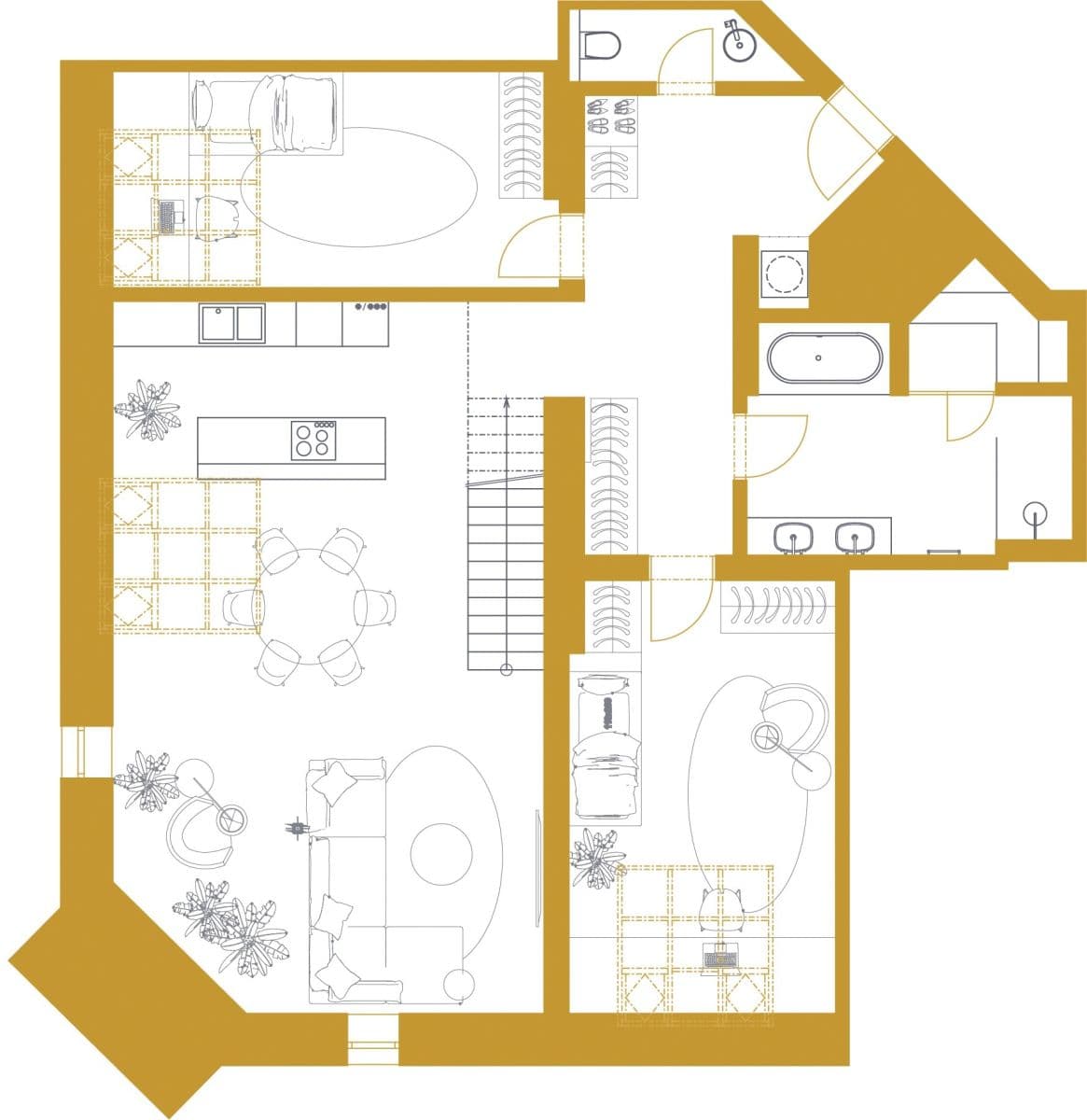 Pronájem bytu 4+kk 159 m², Sokolovská, Praha, Praha Pronájem bytu 4+kk 159 m², Sokolovská, Praha, Praha