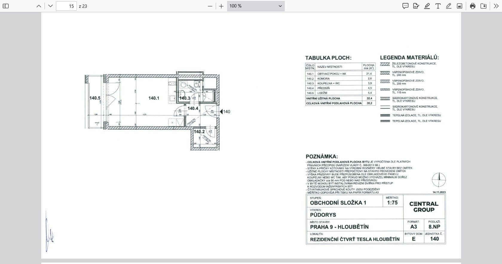 Pronájem bytu 1+kk 32 m², Poděbradská, Praha, Praha Pronájem bytu 1+kk 32 m², Poděbradská, Praha, Praha