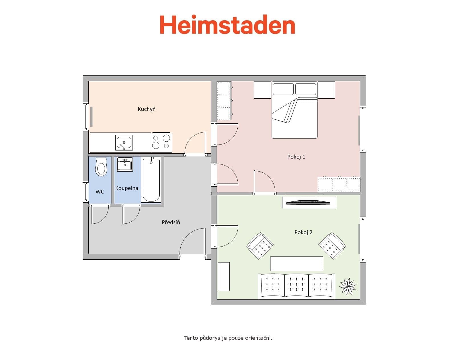 Pronájem bytu 2+1 49 m², Gustava Klimenta, Havířov, Moravskoslezský kraj Pronájem bytu 2+1 49 m², Gustava Klimenta, Havířov, Moravskoslezský kraj