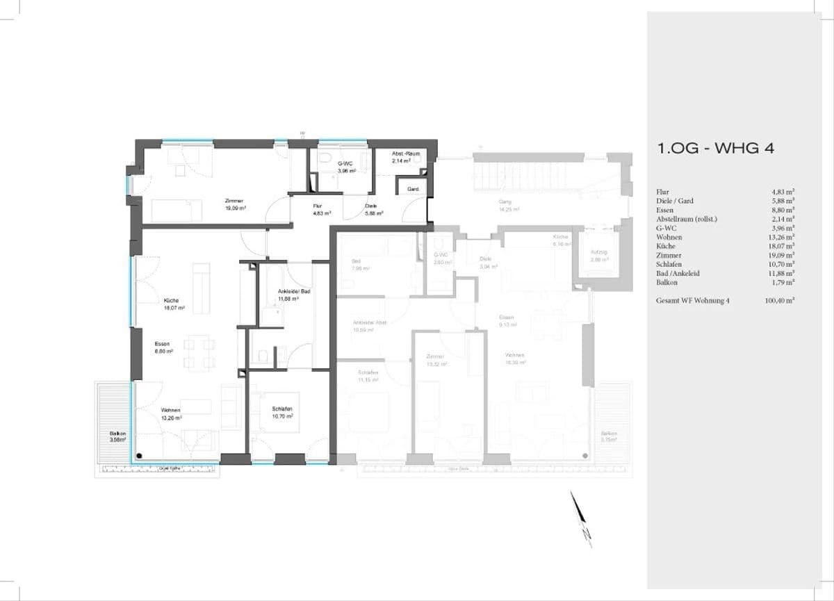 Prodej bytu 3+1 101 m², Hamburg, Hamburg Prodej bytu 3+1 101 m², Hamburg, Hamburg