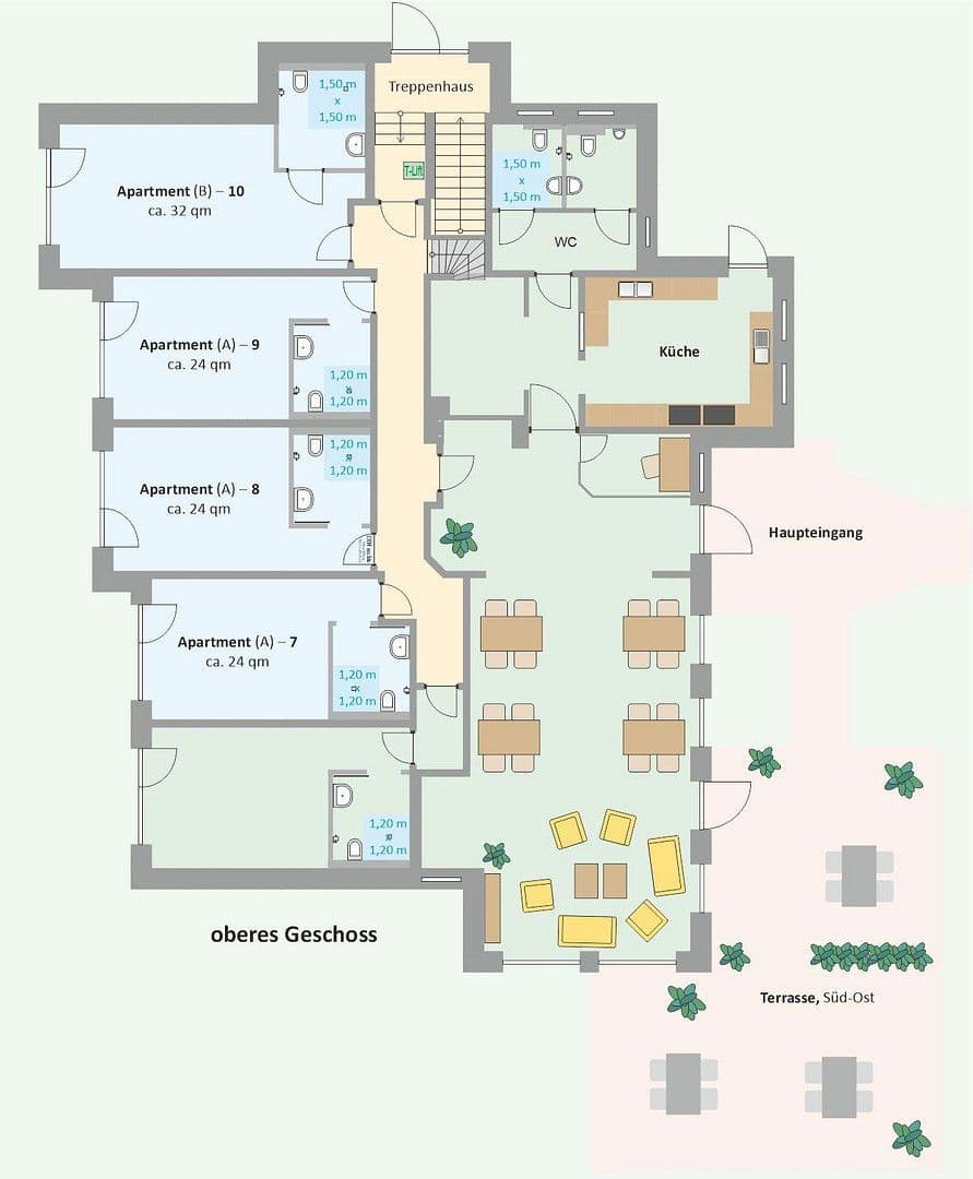 Pronájem bytu 1+1 24 m², Zur Rieselwiese 7b, Demen, Mecklenburg-Vorpommern Pronájem bytu 1+1 24 m², Zur Rieselwiese 7b, Demen, Mecklenburg-Vorpommern
