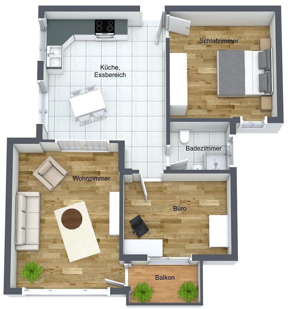 Prodej bytu 3+1 70 m², Am Pelkumer Bach 1, Hamm, Severní Porýní-Vestfálsko Prodej bytu 3+1 70 m², Am Pelkumer Bach 1, Hamm, Severní Porýní-Vestfálsko