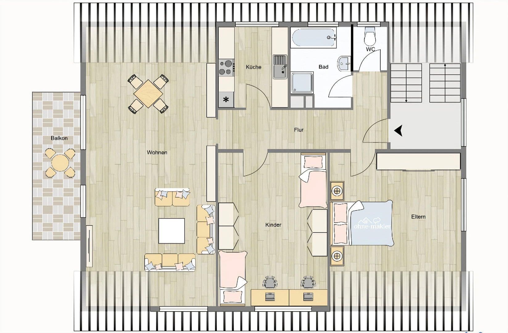 Prodej bytu 4+kk 92 m², Mönsheim, Bádensko-Württembersko Prodej bytu 4+kk 92 m², Mönsheim, Bádensko-Württembersko
