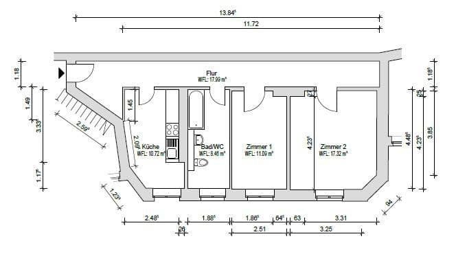 Prodej bytu 2+1 66 m², Chausseestr. 9, Berlin, Berlín Prodej bytu 2+1 66 m², Chausseestr. 9, Berlin, Berlín